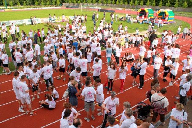  Marche/Course Solidaire organisée le 19 mai 2014 par le Lycée Saint Thomas d'Aquin de Flers, au profit de Cadet-Roussel 